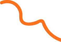πορτοκαλί κυματιστή γραμμή